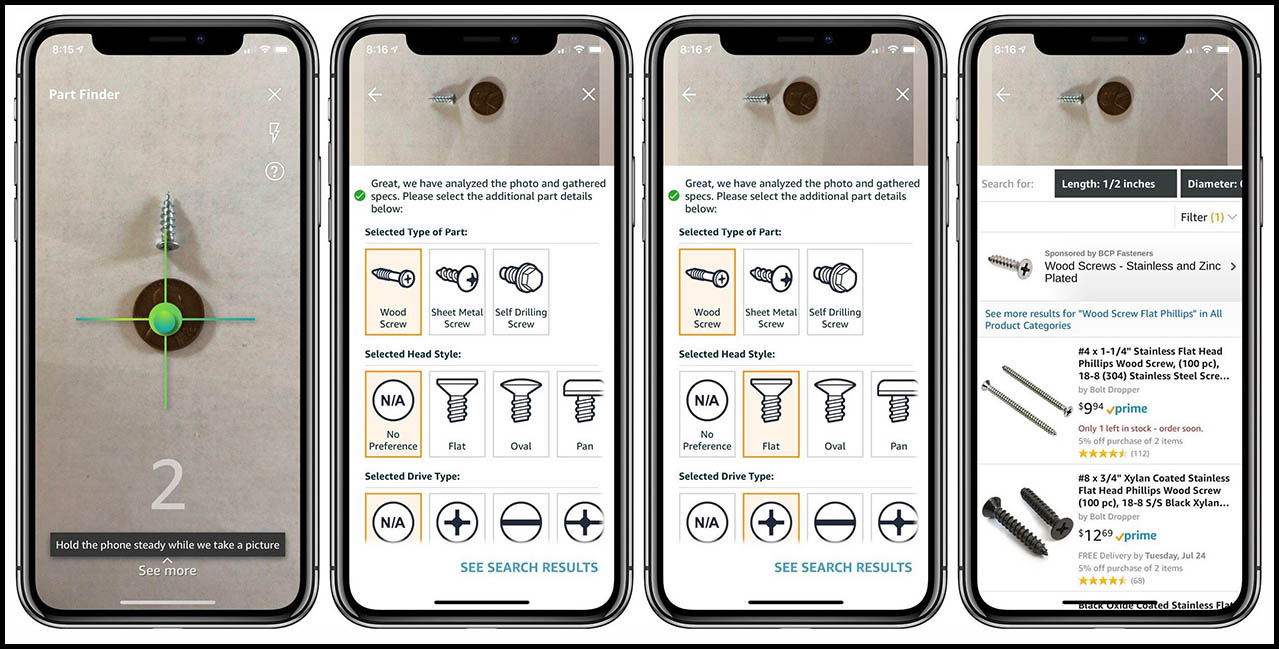 Amazon Part Finder - Quincaillerie