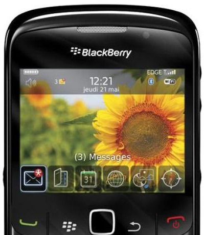 Blackberry Curve 8520 Haut