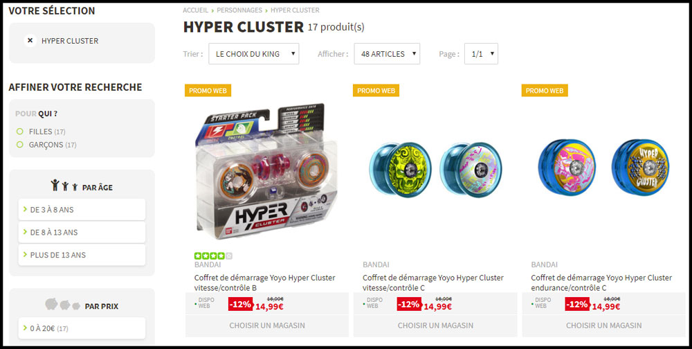 Hyper Cluster - yoyo King Jouet