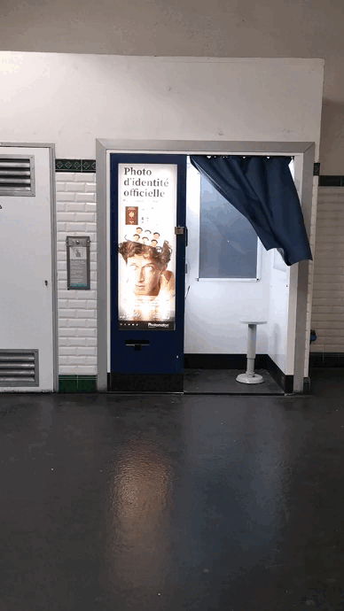 Photomaton Paris - Gare de l'est - Château Landon